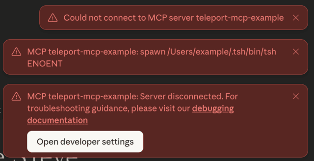 ENOENT error